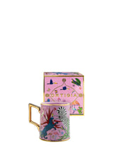 tazza in ceramica rosa