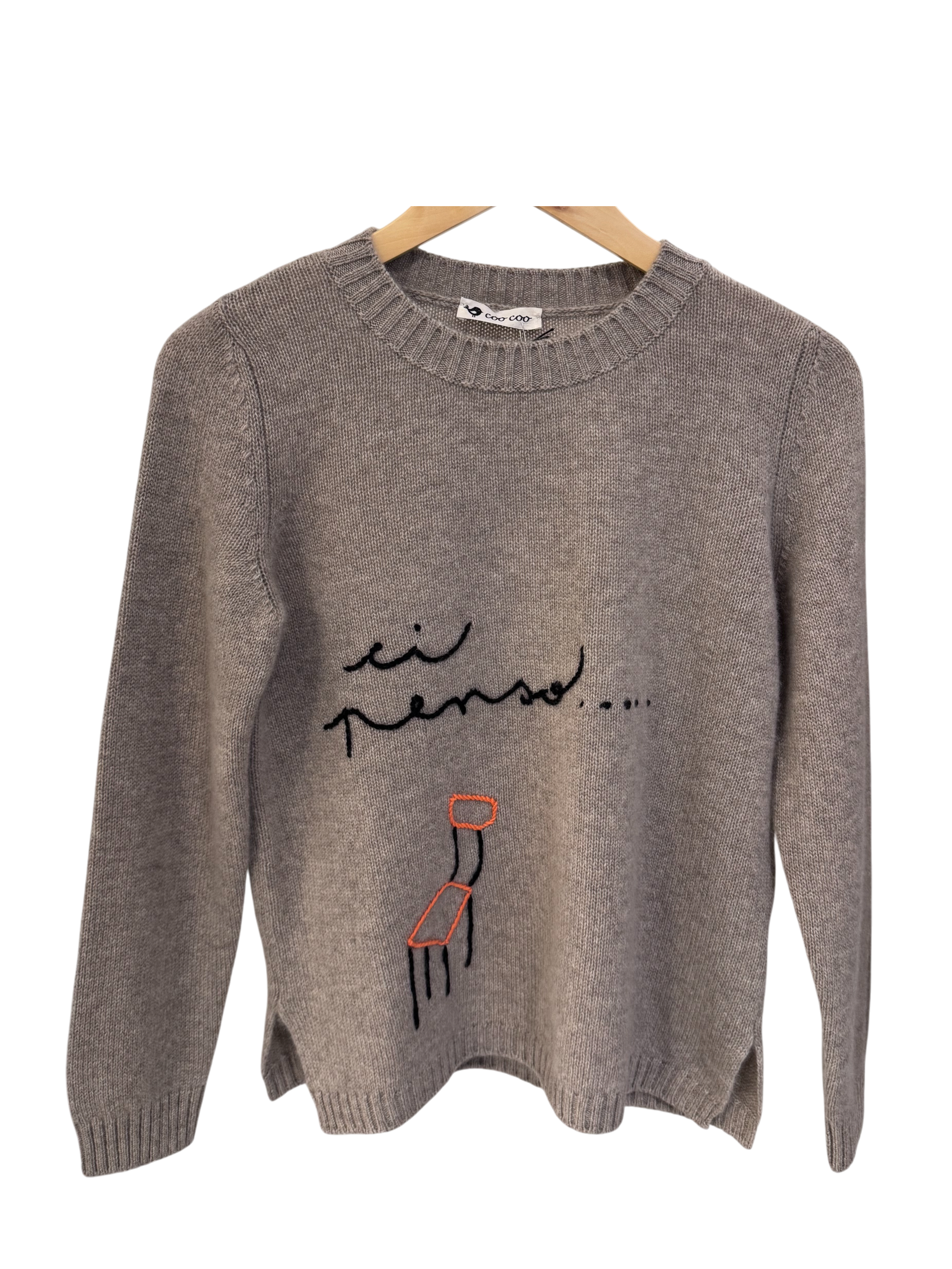 Maglia girocollo in cashmere