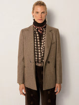 Giacca doppio petto in misto lana