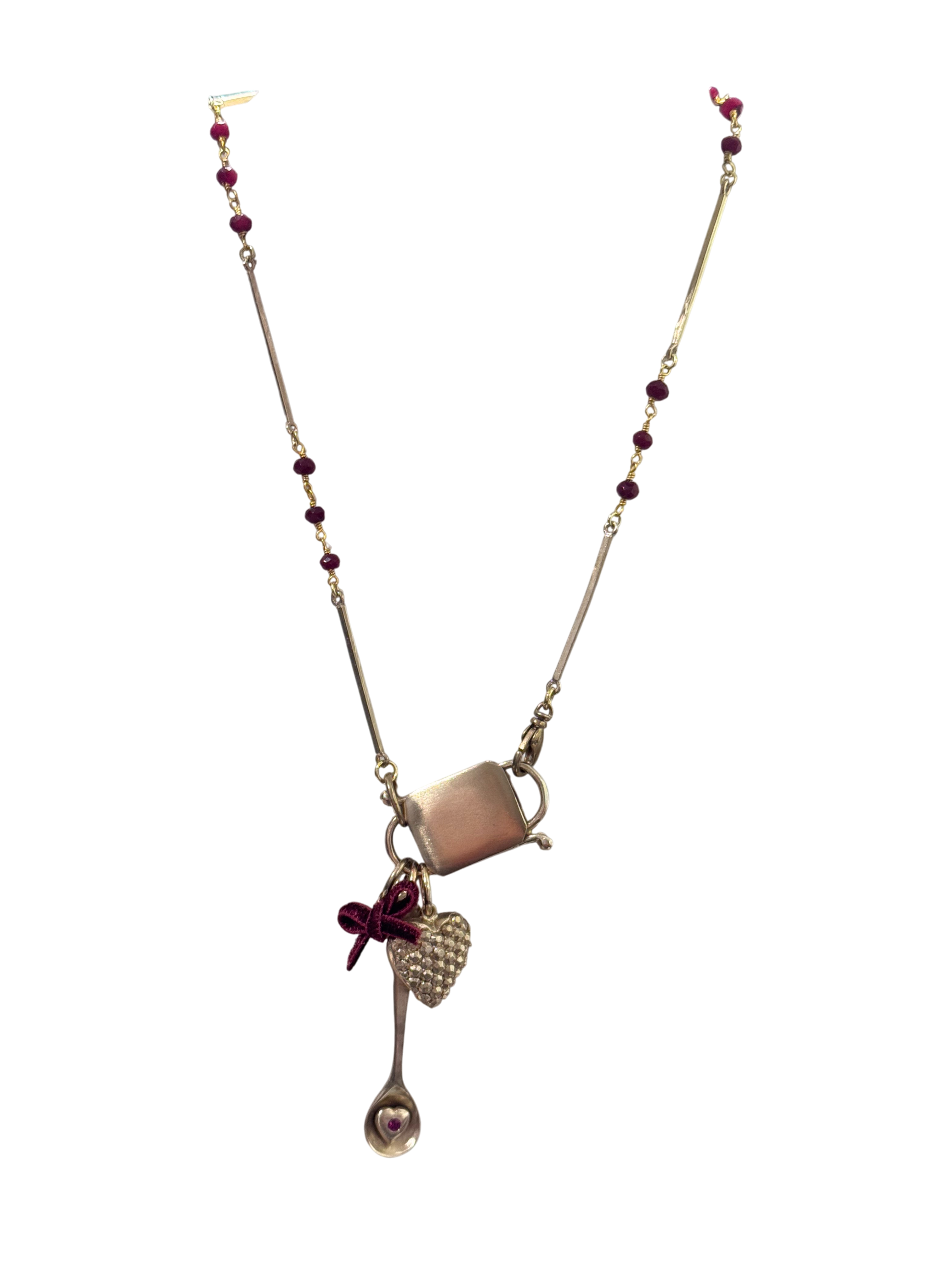 Collana lucchetto corta Francesca Maida
