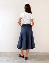 Gonna midi con tasche