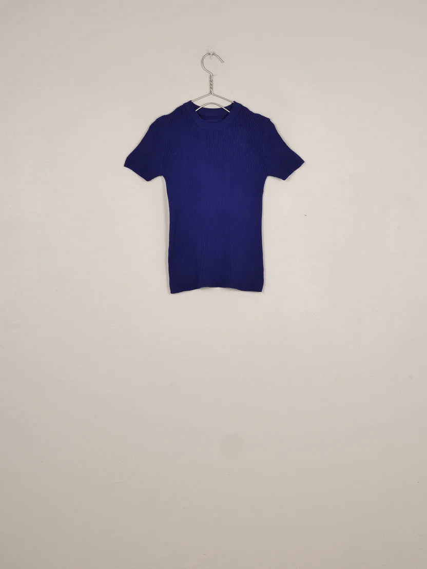 T-shirt in cotone a costine