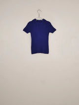 T-shirt in cotone a costine