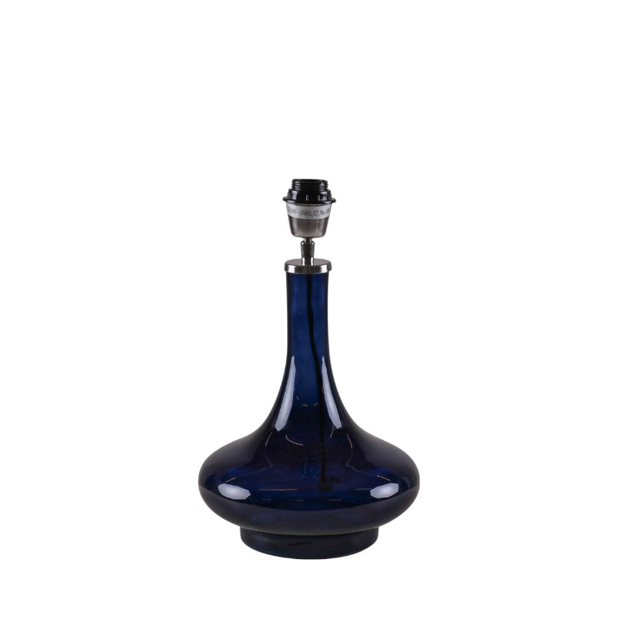 Base lampada in vetro "BLU"