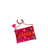 Pochette in velluto "Creative caos"