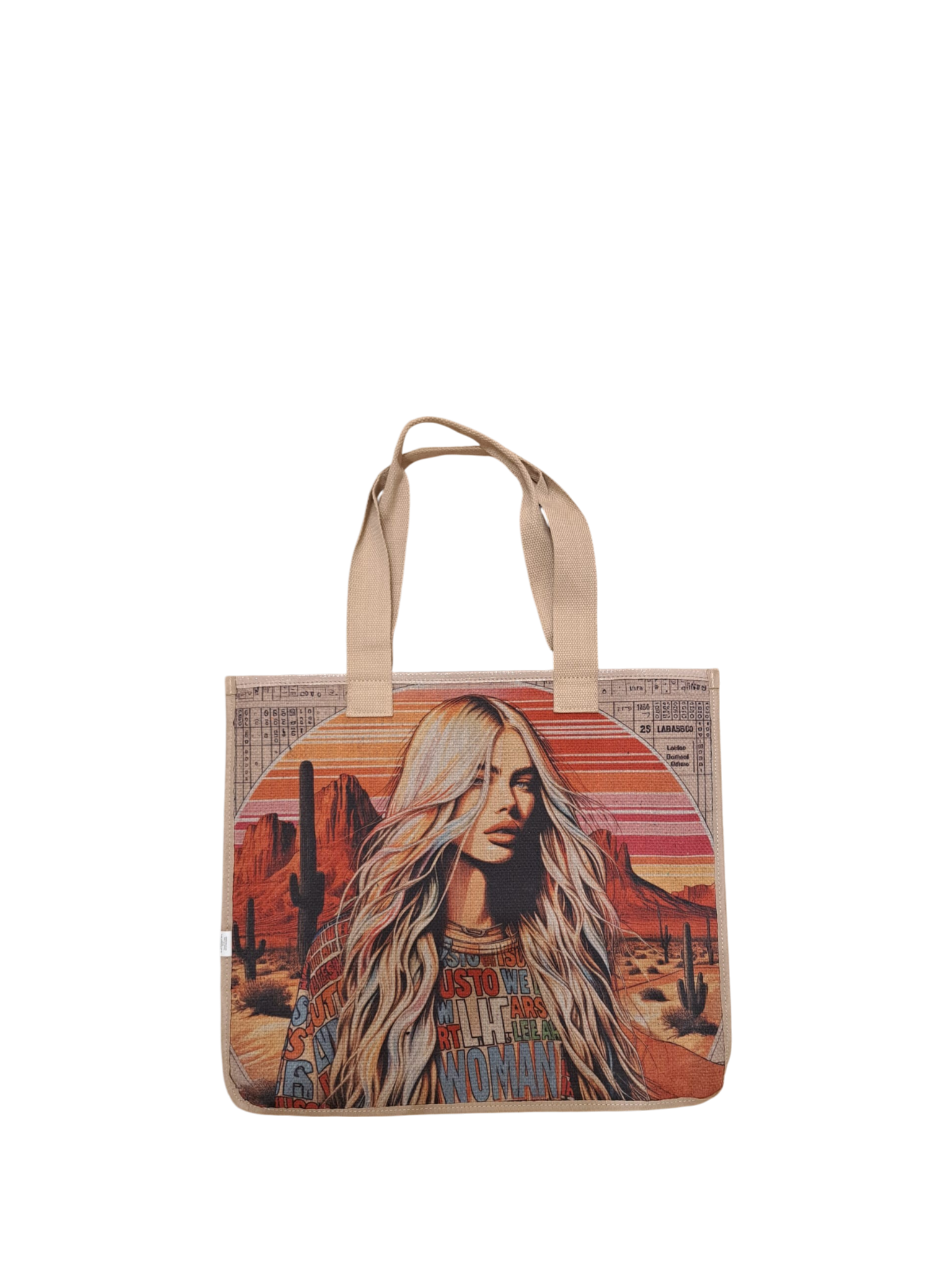Shopper reversibile CUSTO Barcelona small - beige