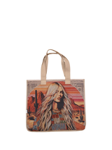 Shopper reversibile CUSTO Barcelona small - beige