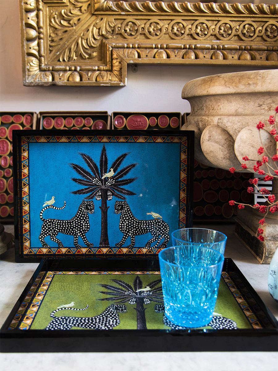 Vassoio Mosaico Blu Large (38 x 28cm)