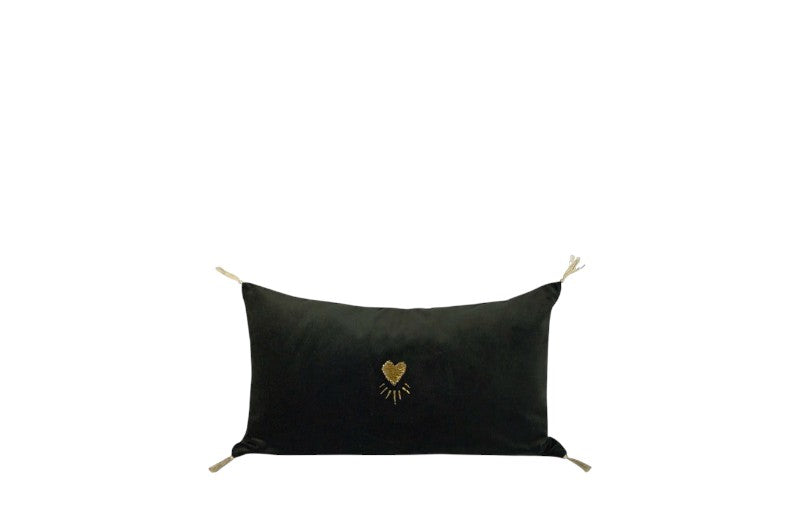 Cuscino in velluto "Il cuore" 30x50