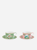 Set 2 tazze con piattino Paradis Sauvage