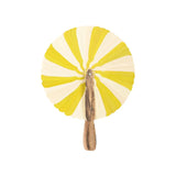 ventaglio naturale e giallo