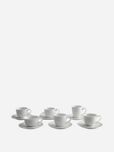 Set 6 tazzine caffè con piattini Maxwell and Williams Amore