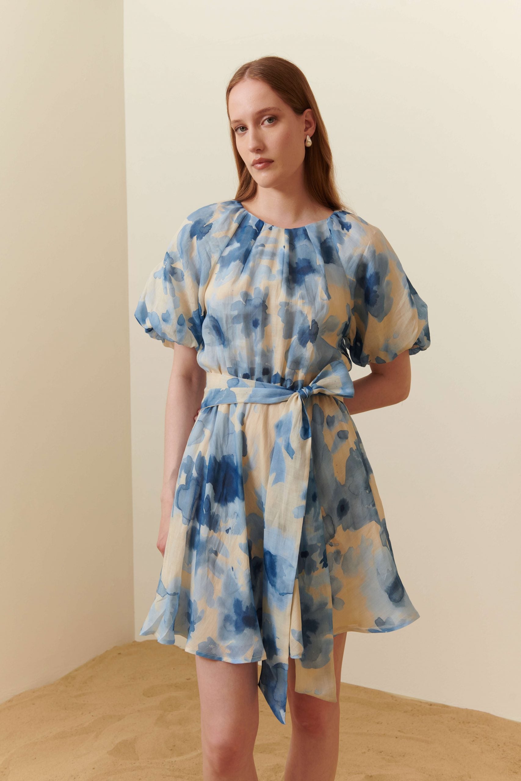 Abito corto in fantasia provence jardin