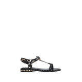 Sandalo flat cocco nero Ash