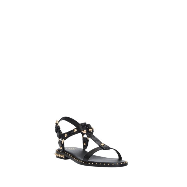 Sandalo flat cocco nero Ash