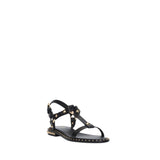 Sandalo flat cocco nero Ash
