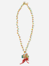 Collana lunghezza media con ciondolo Pesce in ceramica