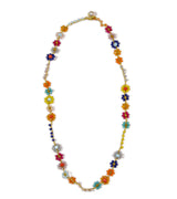 Collana lunga di cristallo
