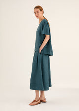 Blusa tinto capo mezza manica scollo a V