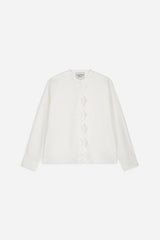 Camicia in cotone con ricamo