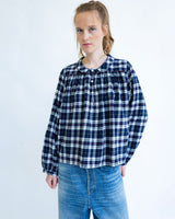 Camicia a quadri in flanella di cotone