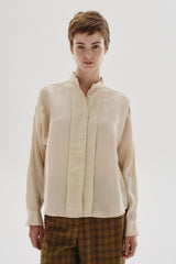 Camicia in shantung di seta