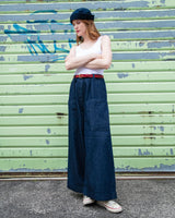 Jeans gamba larga