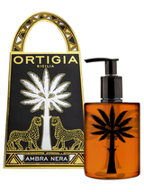 Sapone liquido all'ambra nera Ortigia