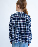 Camicia a quadri in flanella di cotone