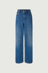 Jeans taglio dritto gamba larga