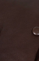 Giacca corta in pelle