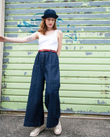 Jeans gamba larga