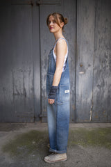 Salopette oversize in denim Peppino Peppino