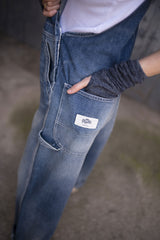 Salopette oversize in denim Peppino Peppino