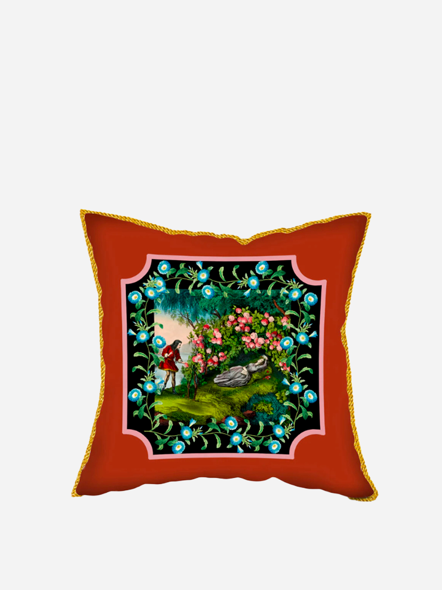Cuscino Biancaneve in velluto 50x50 cm