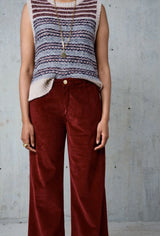 Pantaloni in velluto a coste di cotone