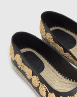 Espadrillas in pelle con ricami Castaner