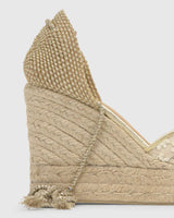 Espadrilla Clair con motivo floreale ricamato