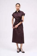 Abito in twill di cotone
