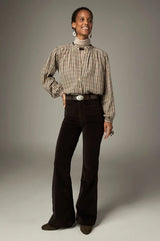 Camicia in cotone a quadretti