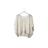 Cappa/gilet oversize in cashmere