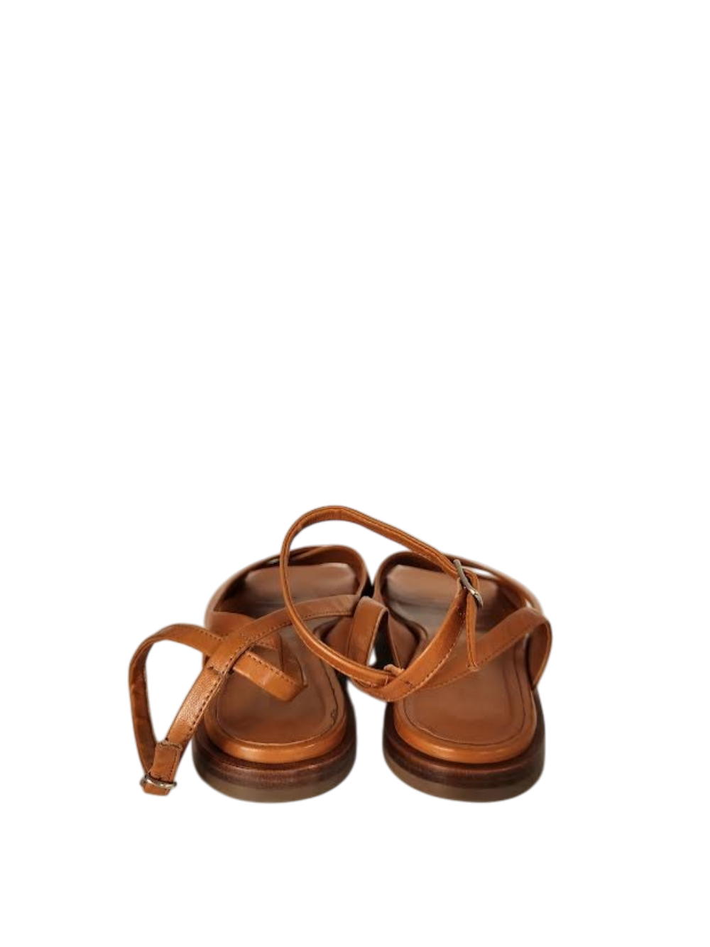 Sandalo in pelle nappa color becco d'oca Guglielmo Rotta