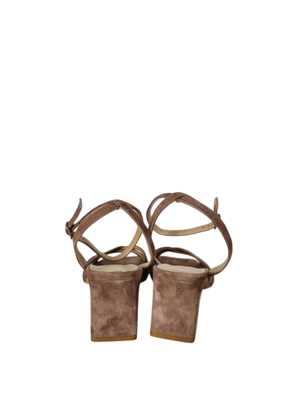 Sandalo con dettaglio incrocio Guglielmo Rotta cipria