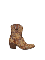 Texano basso ricamato
