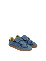 Sneakers in camoscio blu con linguetta lunga Alhoas