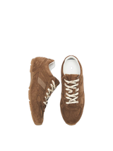 Sneakers in camoscio marrone a più strati Alhoas