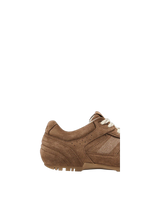 Sneakers in camoscio marrone a più strati Alhoas