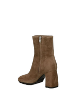 Tronchetto Eclat in pelle scamosciata Ash