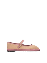 Friulana mary jane in lino Flabelus