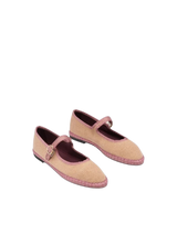 Friulana mary jane in lino Flabelus